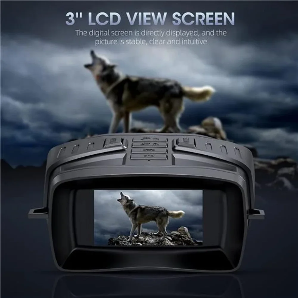 Night Vision Goggles 4K FHD Binoculars Infrared Scope , 3'' Screen with 32GB